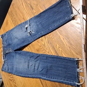 KUT FROM THE KLOTH Jeans Womens 4 BLUE REESE HIGH RISE STRAIGHT LEGS Denim Used